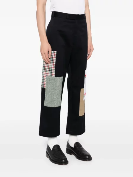 Chinos nohavice Thom Browne modrá