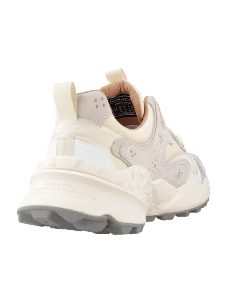 Pantofi Flower Mountain cu model floral bej