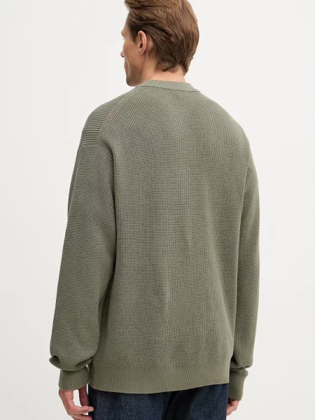 Calvin Klein Jeans Sweter ciemny zielony