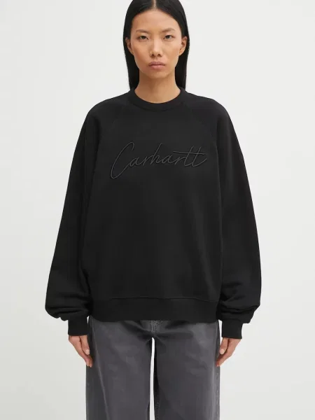 Carhartt WIP hanorac de W Ray Sweatshirt cu imprimeu negru