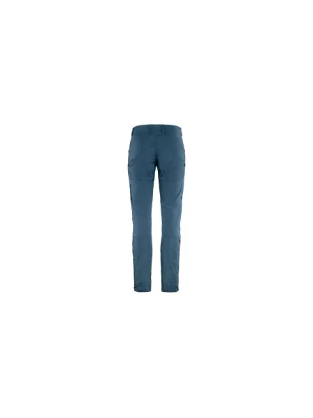 Fjällräven Keb Trousers W reg Indigo Blue Kobiety Spodnie Fjällräven Size: 34 niebieski