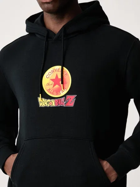 Converse kapucnis melegítőfelső férfi pamuttal x Dragon Ball Z fekete