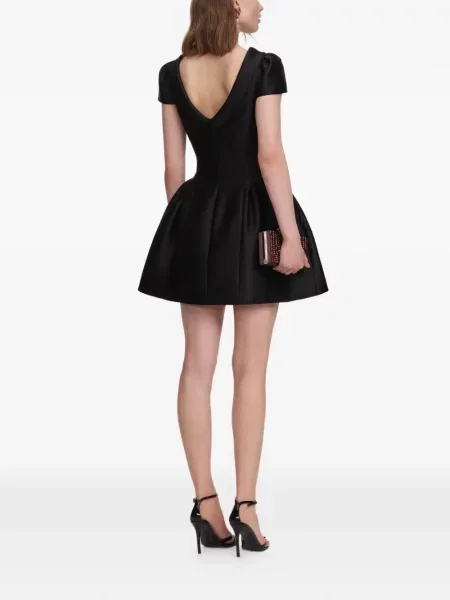 Rochie mini Self-portrait în linie A negru