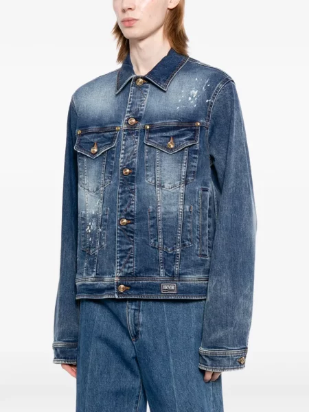 Geacă de blugi Versace Jeans Couture albastru
