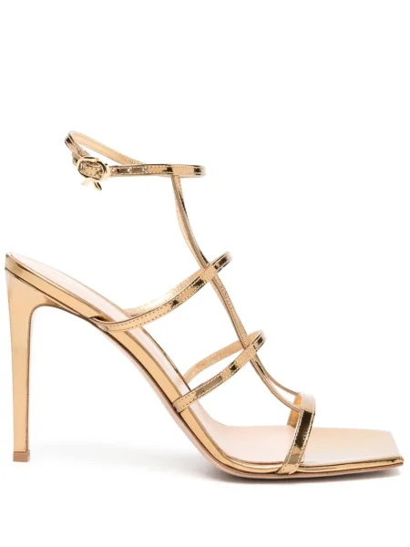 Sandale Gianvito Rossi din piele auriu