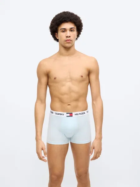 Tommy Hilfiger Underwear Boxeri bleumarin / albastru pastel / kaki alb