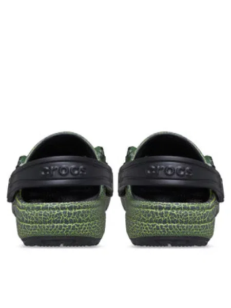 Crocs Šlepetės Classic IAM Scary Dino Clog T juoda