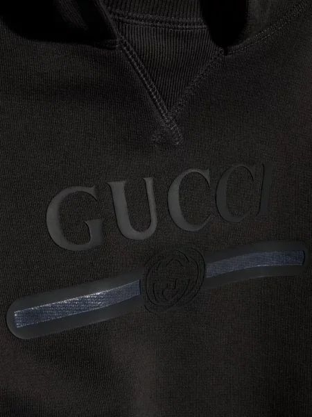 Bluza z kapturem dziecięca Gucci szara