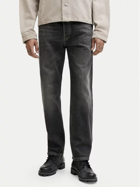 Široké džínsy Jack & Jones čierna