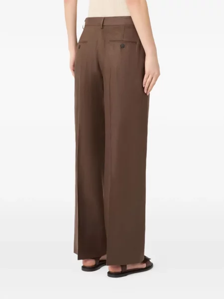 Панталон Weekend Max Mara кафяво