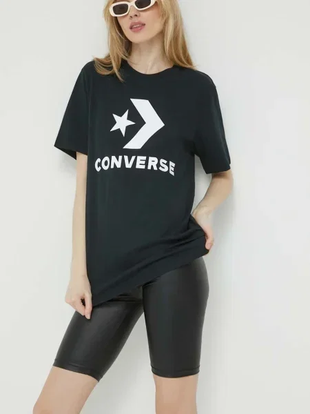 Tričko Converse s potiskem černá