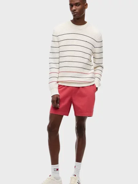 Свитер Tommy Jeans в полоску белый