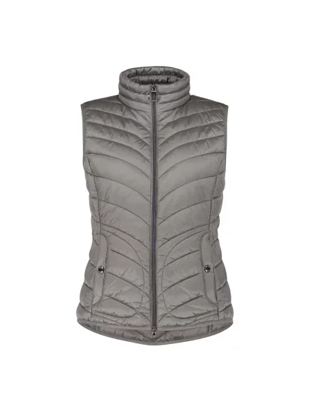 Pikowana kamizelka Betty Barclay ze stójką szara