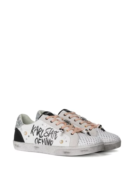 Sneakerși Karl Lagerfeld Jeans alb