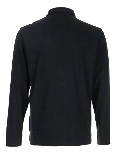 Polo Lardini de mătase negru