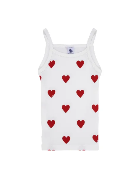 Top copii Petit Bateau alb
