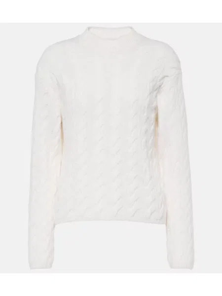 Vlnený sveter Vince biela