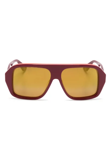 Ochelari de soare Gucci Eyewear cu autograf roșu