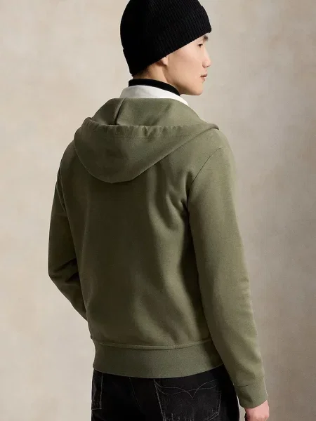 Polo Ralph Lauren hanorac cu și glugă verde