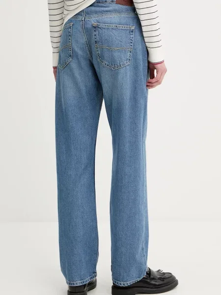 Džíny Pepe Jeans high waist modré