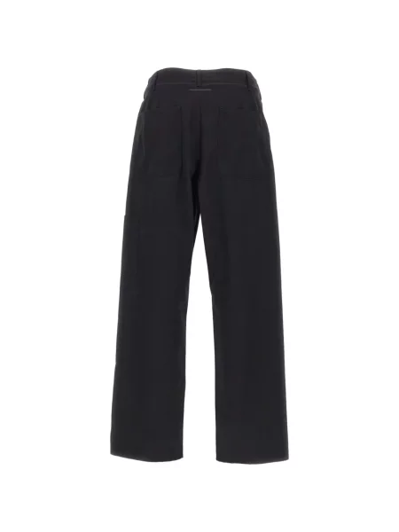 Spodnie Mm6 Maison Margiela z logo czarne