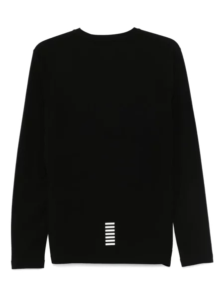 Raštuotas marškinėliai Ea7 Emporio Armani juoda