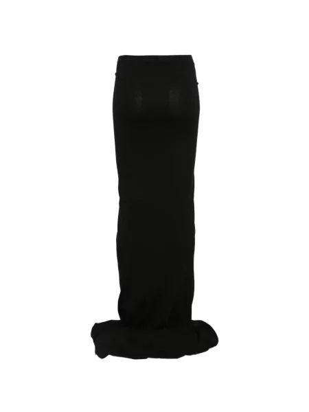 Fusta maxi Rick Owens Drkshdw cu cordon negru