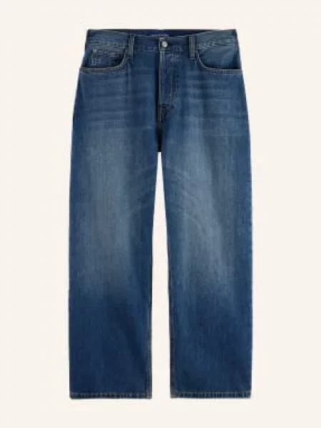 Scotch & Soda Džíny Core Loose Fit navy tmavě modré