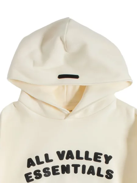 Mikina s kapucňou Fear Of God Essentials biela