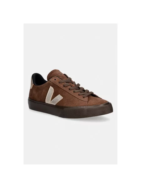 Sneakersy Veja Campo zamszowe brązowe