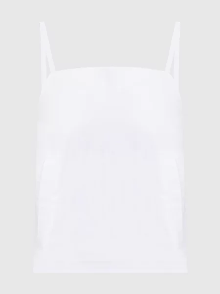 Топ CARMINE з кристалом Max Mara Sportmax білий