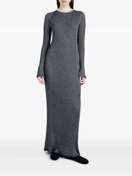 Rochie maxi Proenza Schouler de costum gri