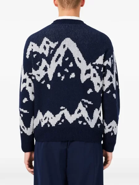 Pulover Lacoste de lână albastru