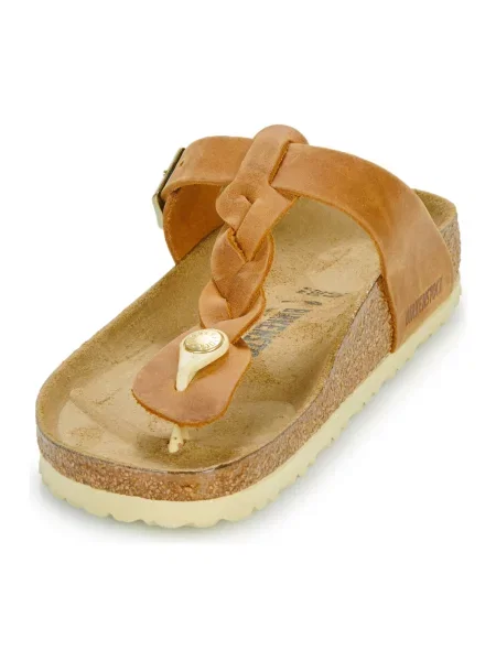 Pantofi Birkenstock țesuți maro