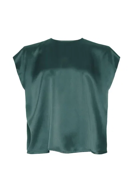 Bluză Eres de mătase verde