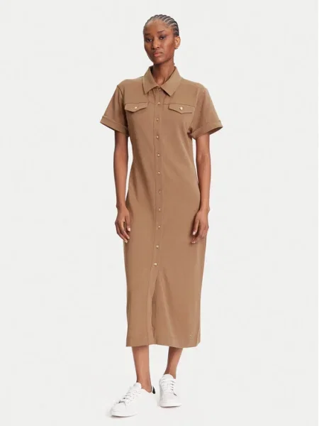 Tommy Hilfiger Ing ruha Gold Button barna