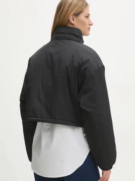Bunda Answear Lab přechodná oversize černá