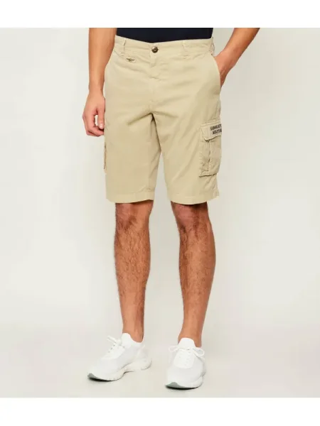 Aeronautica Militare Pantaloni Scurți | bej
