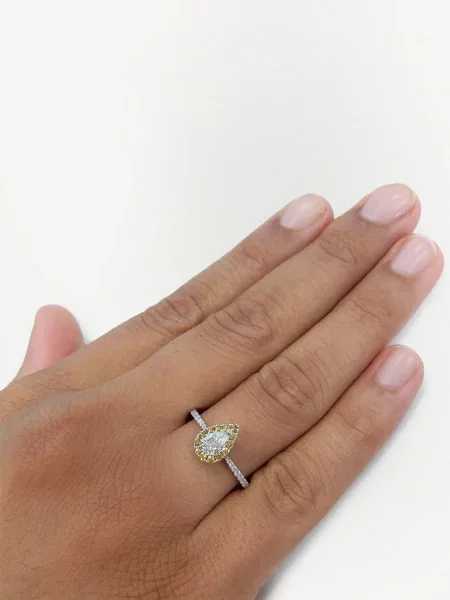 Žiedas Hyt Jewelry balta