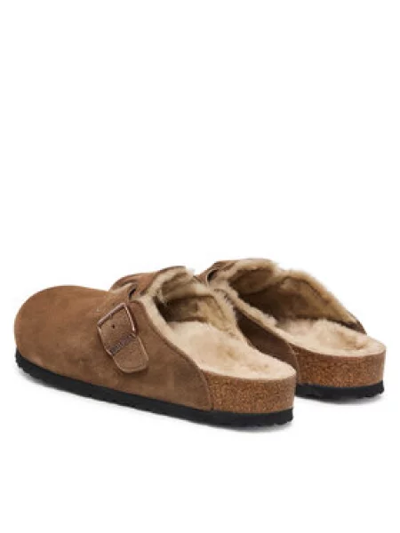 Birkenstock Natikači Boston Shearling rjava