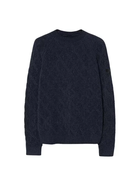 Sweter Rrd niebieski