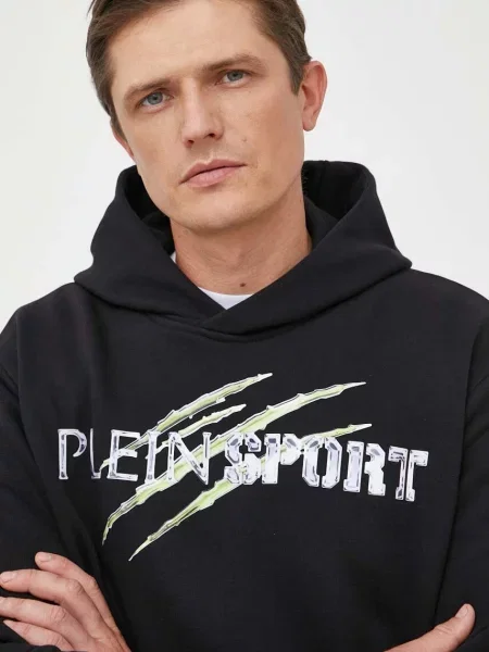 Sportos melegítő felső Plein Sport fekete