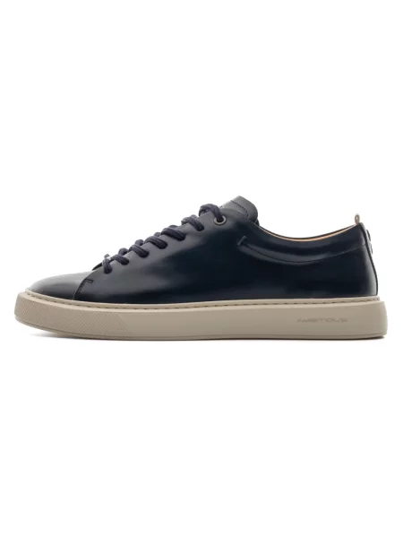 Sneakersy Ambitious skórzane niebieskie