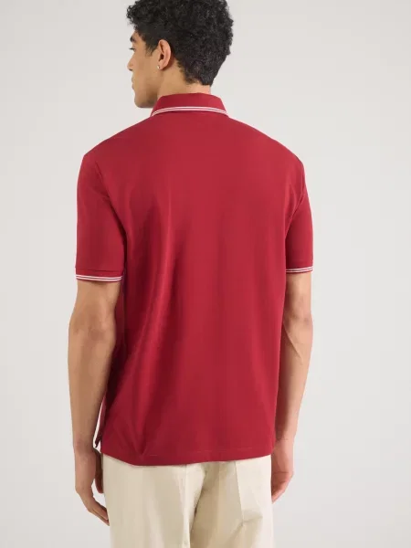 ARMANI EXCHANGE Tricou roșu vin alb