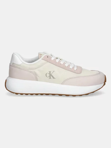 Calvin Klein Jeans Superge ATHLEISURE RUNNER LACEUP MIX WN bež