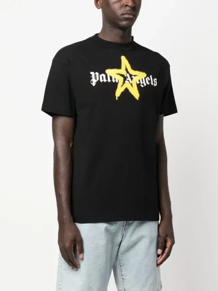 Μπλούζα Palm Angels με σχέδιο μαύρο