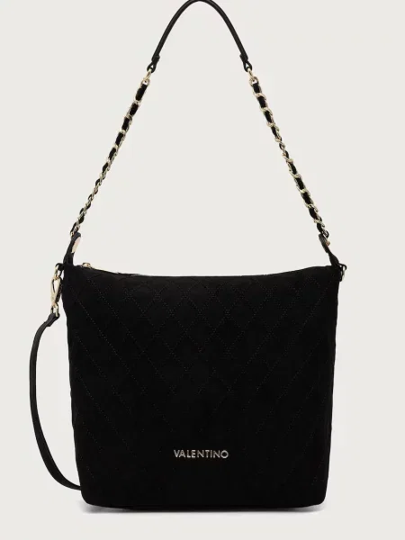 Valentino Bags geantă pentru femei cu imitație de piele întoarsă MAKENA negru