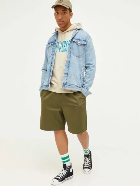 Pulover Converse s kapuco bež