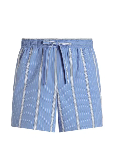 Pantaloni scurți Dolce & Gabbana cu dungi albastru