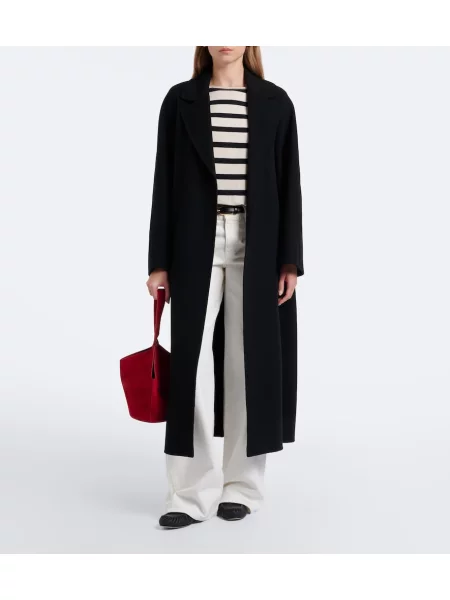 Palton 's Max Mara de lână plic negru